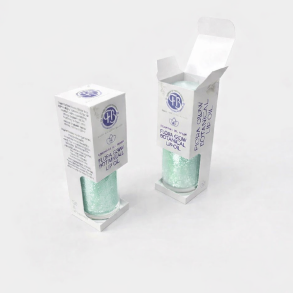 Flora Glow Botanical Lip Oil - Vanilla Mint Frost